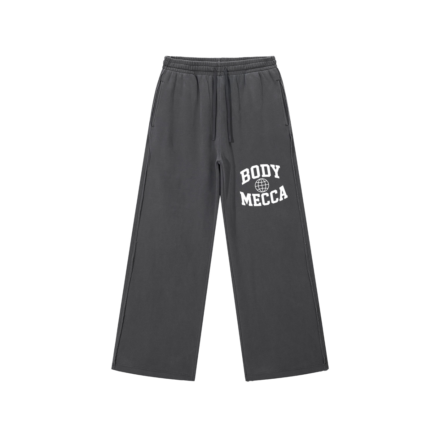 Snow Washed Raw Edge Sweatpants