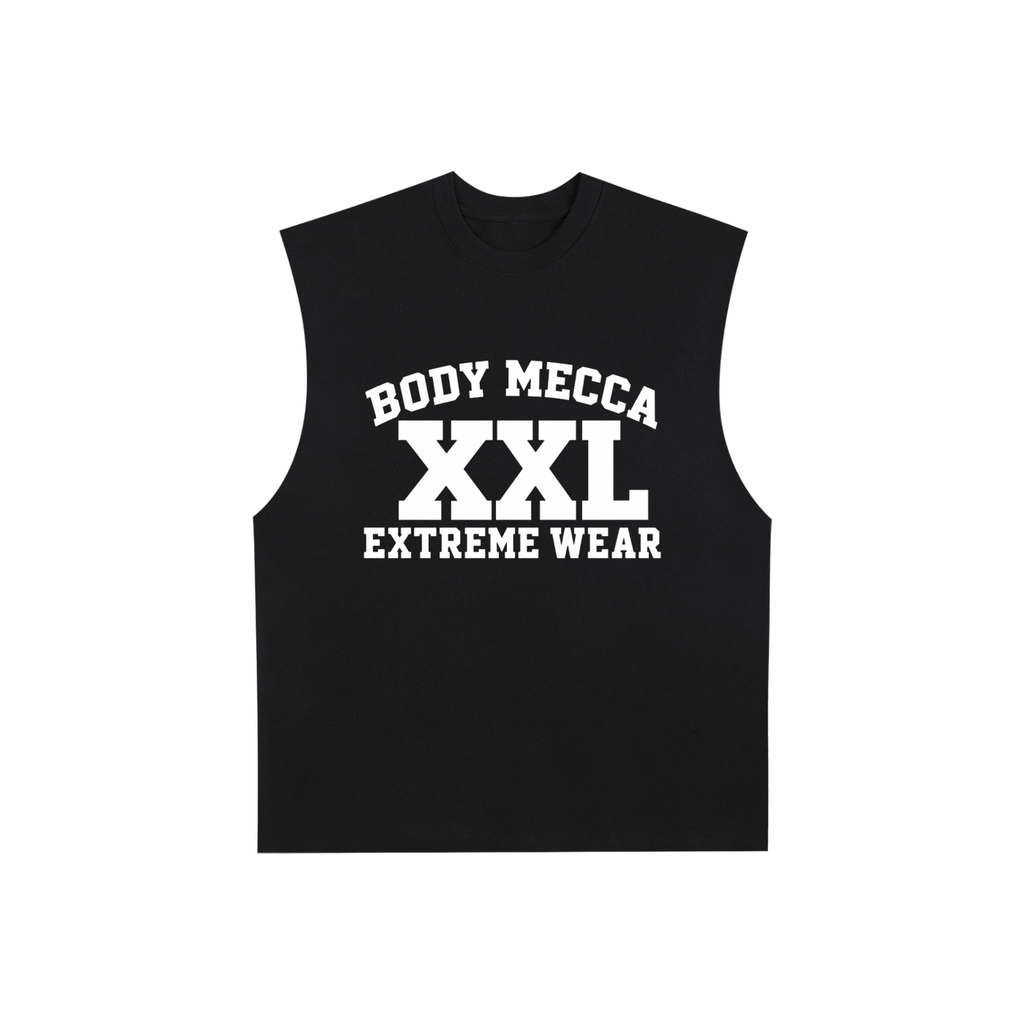 Raw Edge Cotton Tank Top